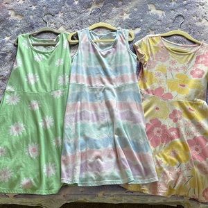 Bundle of 3 spring/summer dresses girls size 7/8